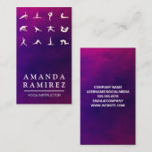 Yoga Poses Visitekaartje (Voorkant / Achterkant)