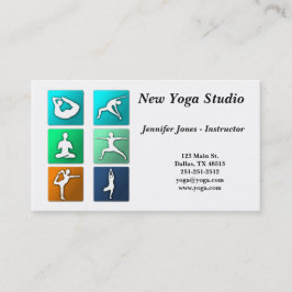 Yoga Poses Visitekaartje