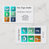 Yoga Poses Visitekaartje (Voorkant / Achterkant)