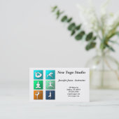 Yoga Poses Visitekaartje (Staand voorkant)