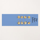 Yoga poses voordat het bed wakker wordt yogamat (Voorkant (horizontaal))