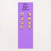 Yoga poses voordat het bed wakker wordt yogamat (Voorkant)