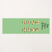 Yoga poses voordat het bed wakker wordt yogamat (Voorkant (horizontaal))