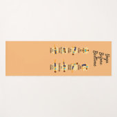 Yoga poses voordat het bed wakker wordt yogamat (Voorkant (horizontaal))