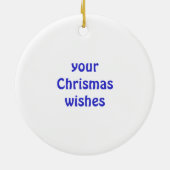 Yoga Poses - Yoga Xmas Ornaments Keramisch Ornament (Achterkant)