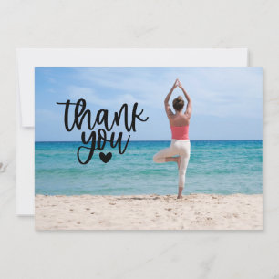 Yoga Positie Dank u kaart