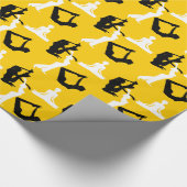 Yoga posities spiritueel cadeaupapier (Hoek)