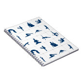Yoga Posities voor Zen & Meditatie Spiral Journal Notitieboek (Rechterzijde)