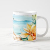 Yoga Position by the beach  Grote Koffiekop (Rechts)