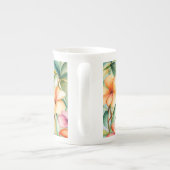 Yoga Position by the beach  Porselein Kop (Achterkant)