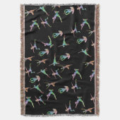 Yoga Positions Deken (Voorkant Verticaal)