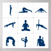 Yoga Positions Poster (Voorkant)