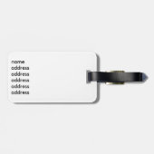 Yoga Positions Silhouettes Bagagelabel (Achterkant horizontaal)