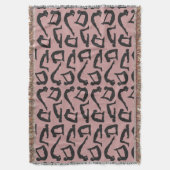 Yoga Positions Silhouettes Deken (Voorkant Verticaal)