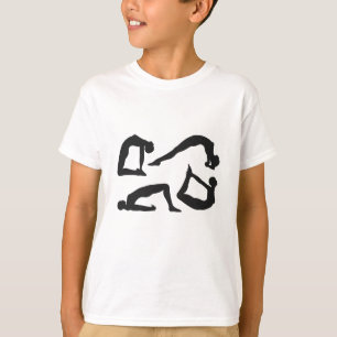 Yoga Positions Silhouettes T-shirt