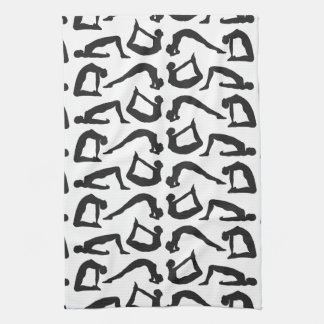 Yoga Positions Silhouettes Theedoek