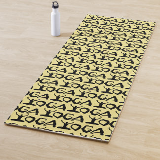 Yoga Positions Tiled Pattern Yogamat
