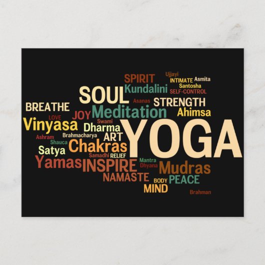 YOGA Post Kaart (Voorkant)