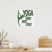 YOGA POSTER (Keuken)