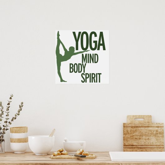 YOGA POSTER (Keuken)