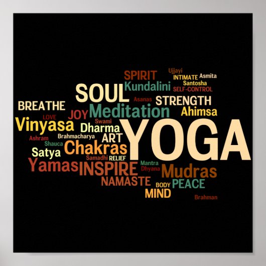 YOGA-Poster Poster (Voorkant)