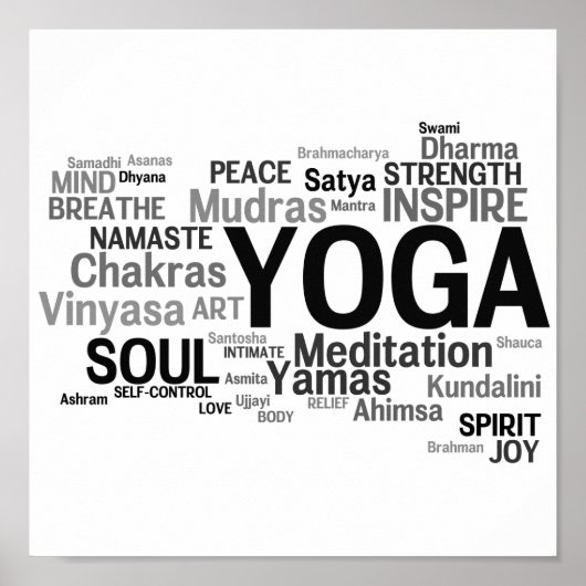 YOGA-Poster Poster (Voorkant)