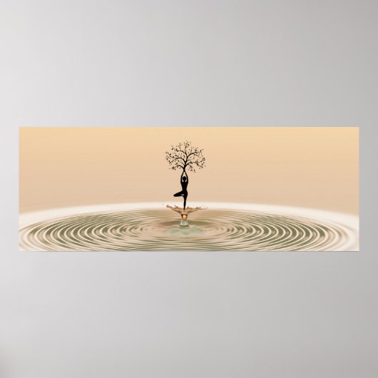 Yoga-Poster van het leven Poster (Voorkant)