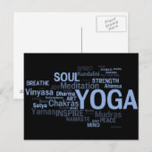 YOGA-postkaart Briefkaart (Voorkant / Achterkant)
