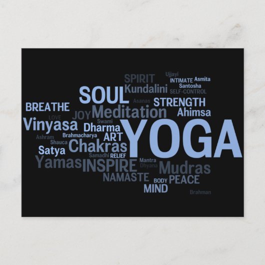 YOGA-postkaart Briefkaart (Voorkant)