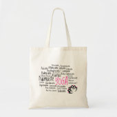 Yoga Practioner's Tote Bag (Voorkant)