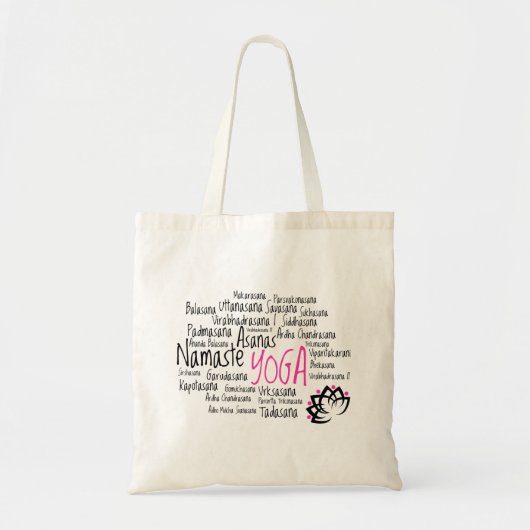 Yoga Practioner's Tote Bag (Voorkant)