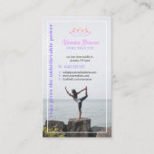 Yoga | Professioneel Visitekaartje voor onderwijsg (Voorkant)