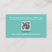 Yoga | Professionele leraar Visitekaartje (Achterkant)