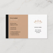 Yoga | Professionele leraar Visitekaartje (Achterkant)