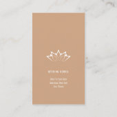 Yoga | Professionele leraar Visitekaartje (Achterkant)