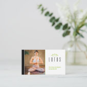 Yoga | Professionele leraar Visitekaartje (Staand voorkant)