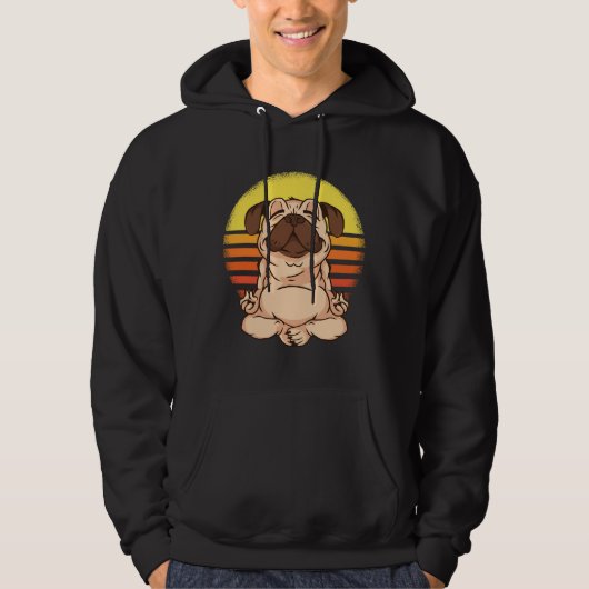 YOGA PUG Classic T-Shirt 519 (Voorkant)