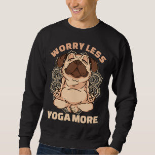 Yoga Pug Gift Trui