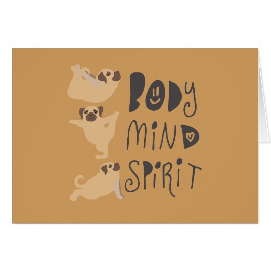 Yoga Pugs (Voorkant Horizontaal)