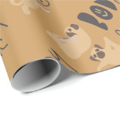Yoga Pugs Cadeaupapier (Rol Hoek)