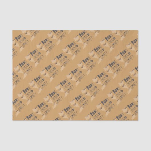 Yoga Pugs Tissuepapier (Voorkant)