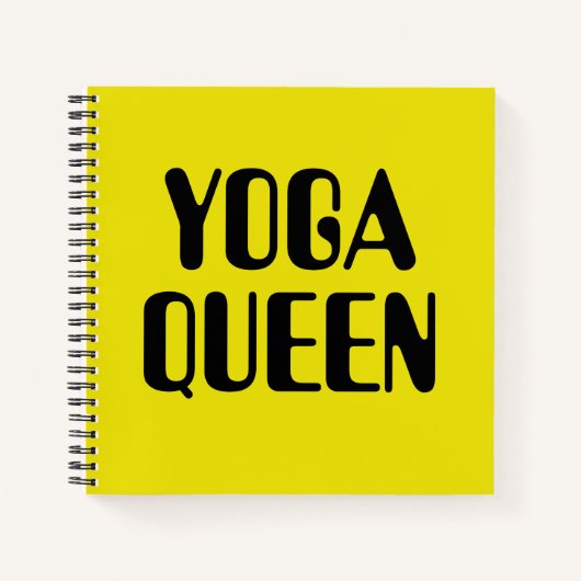 Yoga Queen notitieboek (Voorkant)