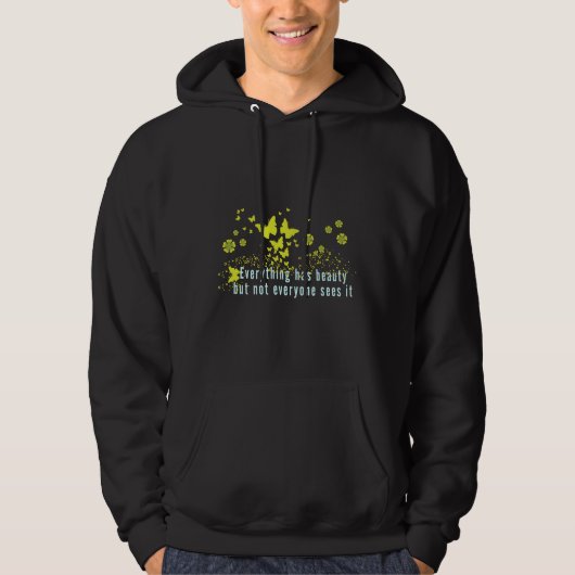 Yoga Quote Fitted Hoodie (Voorkant)