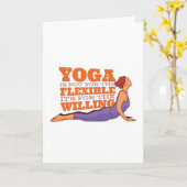 Yoga Quote Kaart (Gele Bloem)