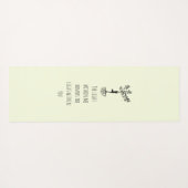 Yoga quote mint yogamat (Achterkant (horizontaal))