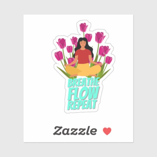Yoga Quote Sticker (Vel)