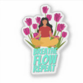 Yoga Quote Sticker (Voorkant)