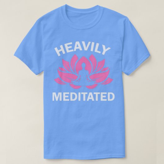 Yoga Quote, zeer geMediteerd Funny Meditation Yoga T-shirt (Design voorkant)
