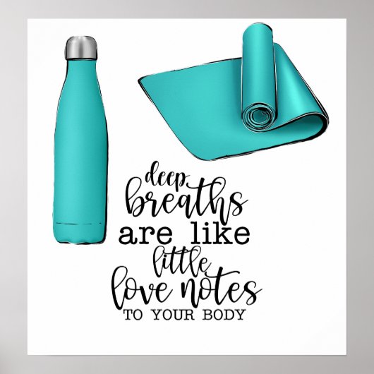 Yoga Quotes Poster (Voorkant)