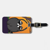 Yoga Raccoon bagagelabel (Voorkant horizontaal)